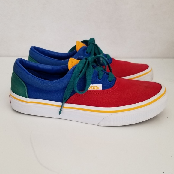 vans era color block sneakers